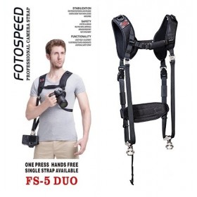 Foto Speed New 2014 FS-5 PRO DSLR Camera Sling Shoulder Double Strap